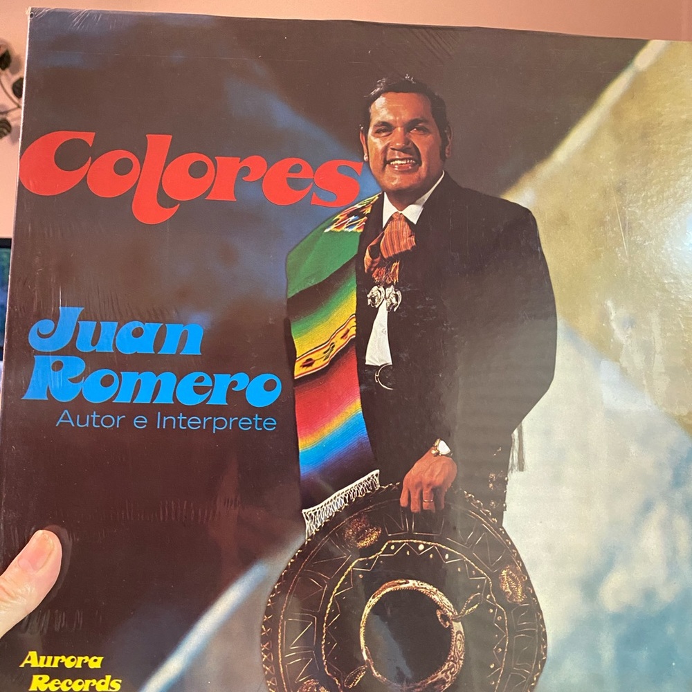 Vintage Vinyl LP Record Colores Juan Romero